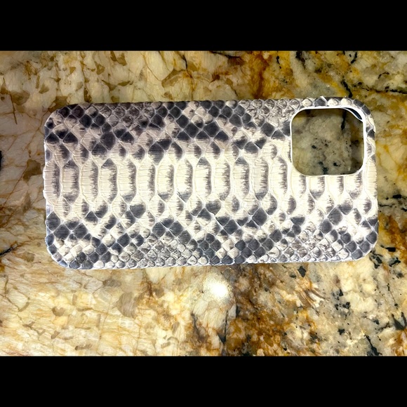 “ genuine python belly snake skin iPhone case . - Picture 1 of 4